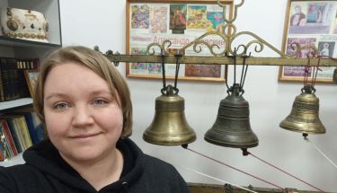 Сотрудница Музея-заповедника "Град Китеж" Екатерина Сорокина совсем скоро получит диплом звонаря!